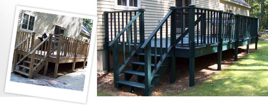 deck painting and restoration around North Brookfield, MA