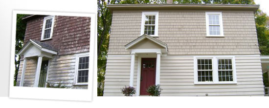 shingle cleaning and painting around Auburn, MA